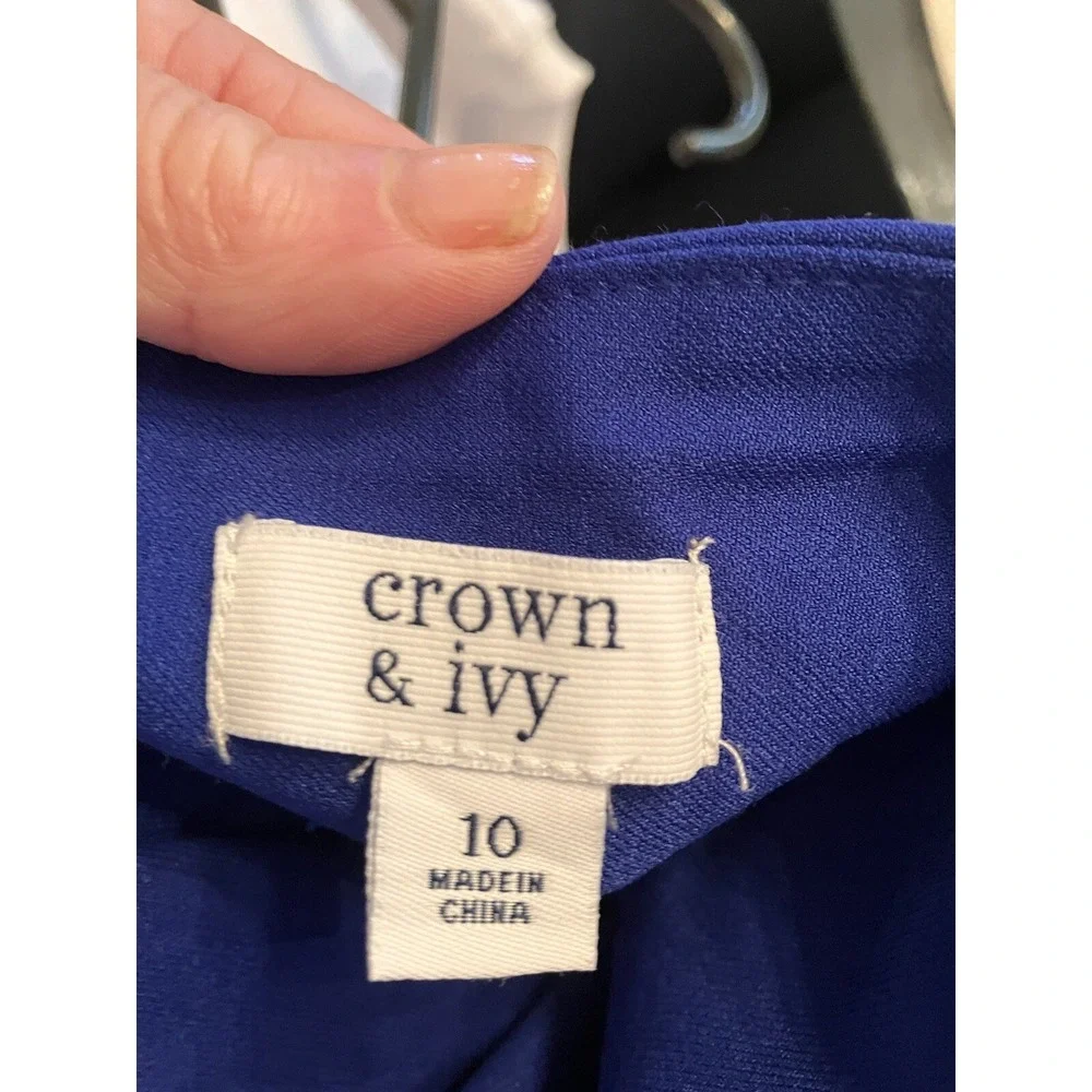 Crown & Ivy blue  Skorts Size 10 Skorts Skirt Shorts‎